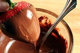 strawberry chocolate dipped