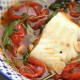 Sun Dried Tomato Soup with Codfish