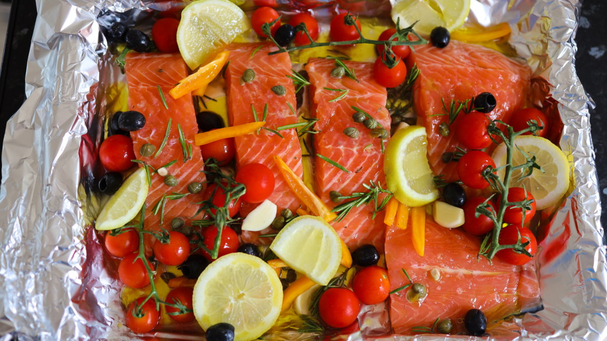 Salmon Parcels Fish is the Dish