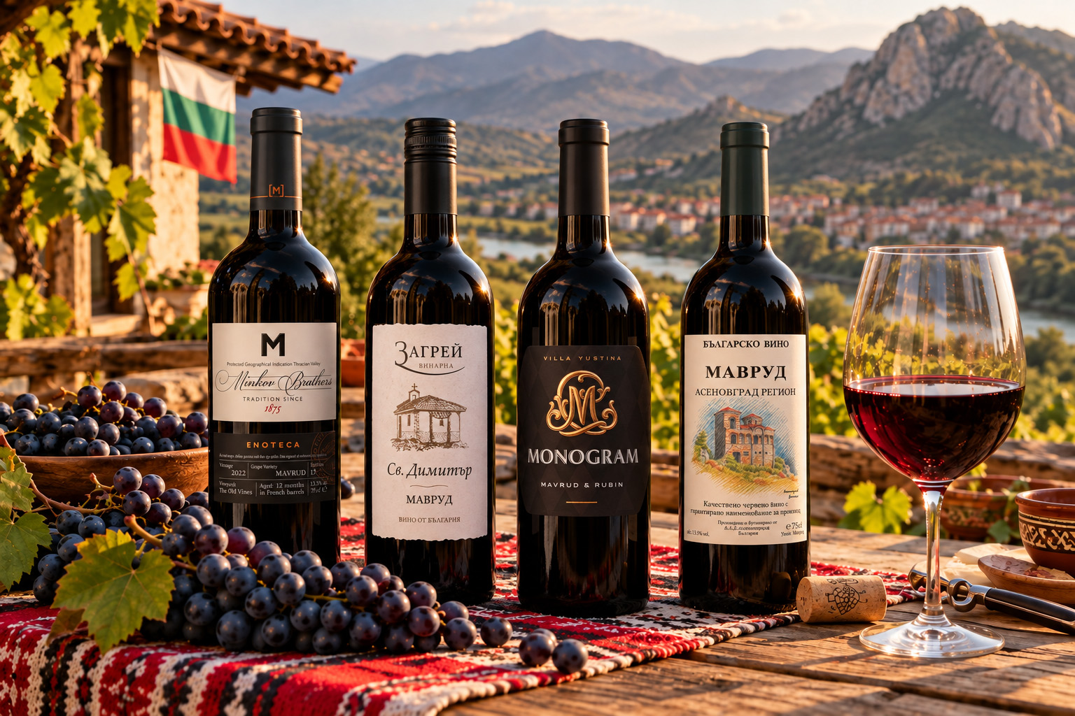 Some of Bulgaria’s best-known Mavrud wine producers