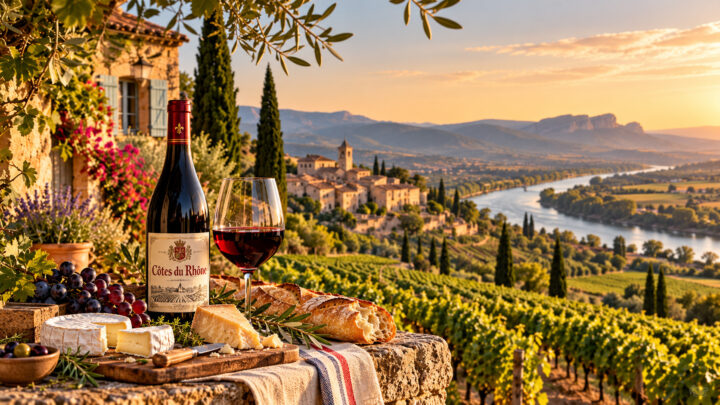 Côtes du Rhône wine