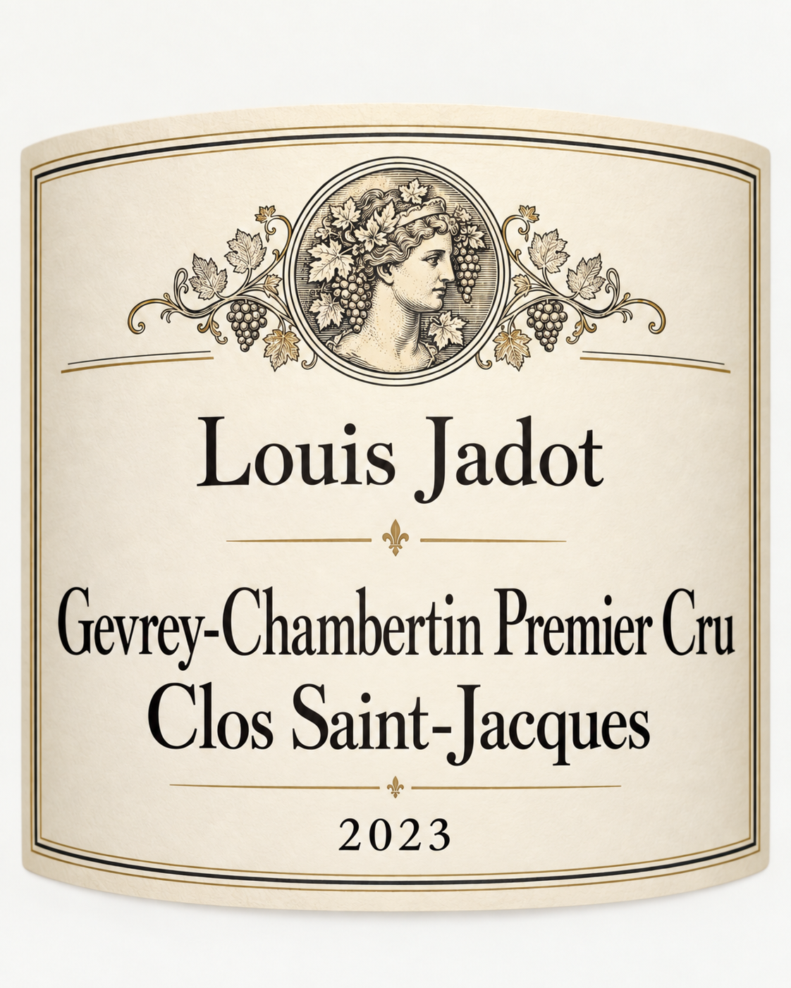 Louis Jadot Gevrey-Chambertin Premier Cru Clos Saint-Jacques 2023 wine label