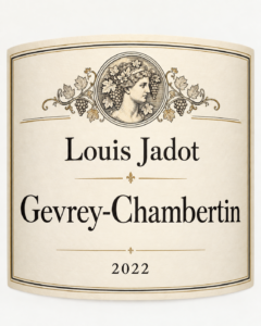 Louis Jadot Gevrey-Chambertin 2022 wine label